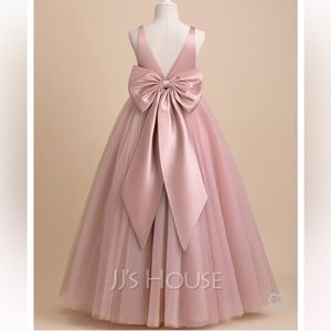 NWT Girls JJs House Ball Gown Princess Dusty Rose Formal Dress